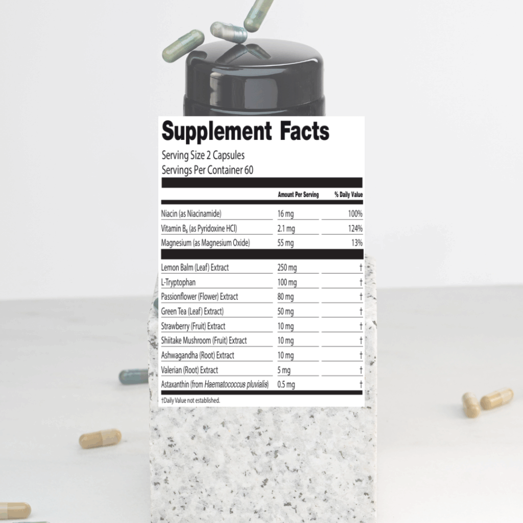 Balance - USA - Supplement facts